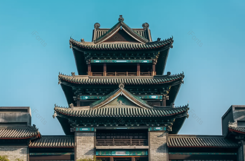 粤剧博物馆古建筑景观图,高清,摄影图,摄影图片,图片大全,摄影图免费下载
